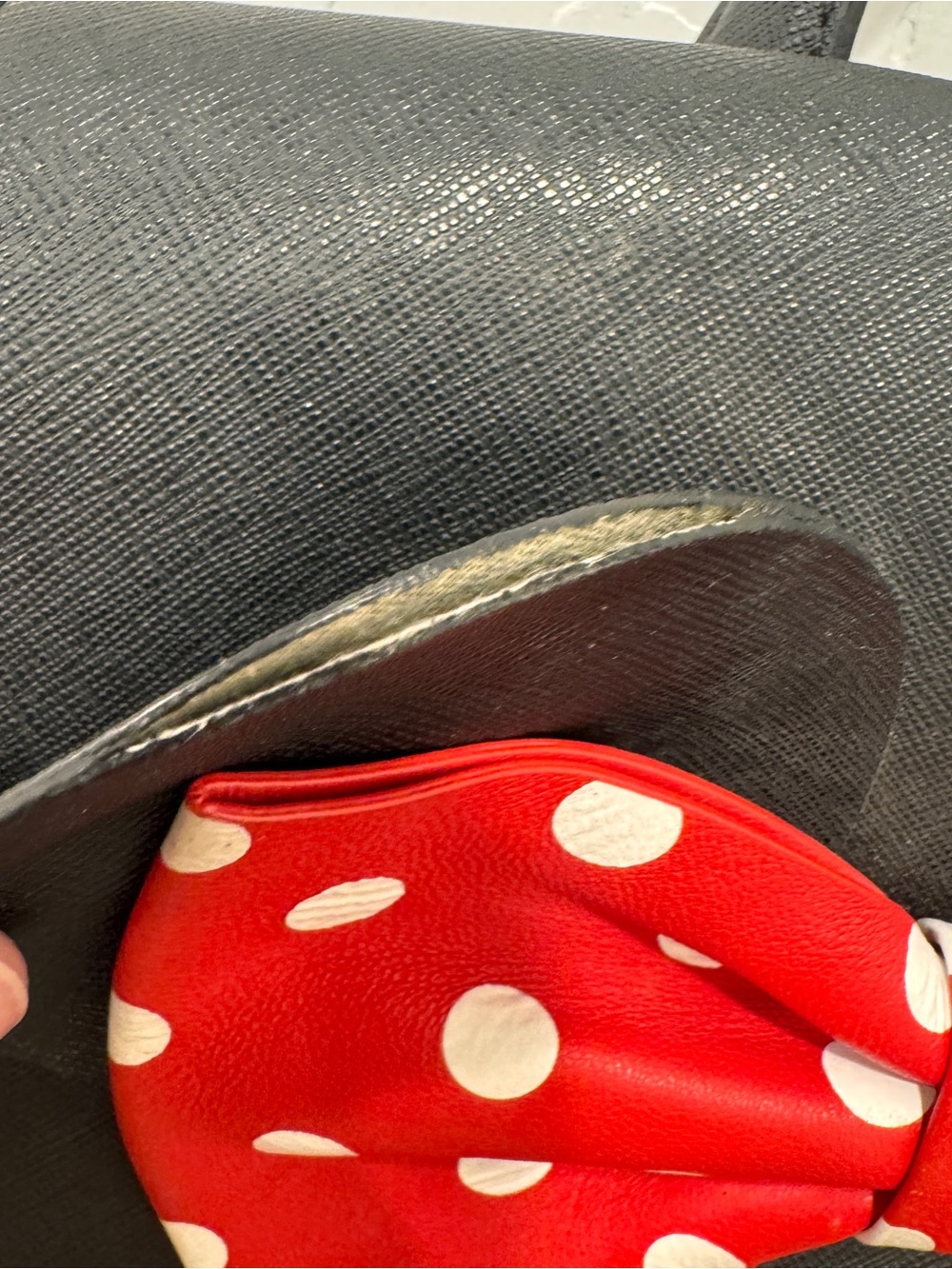 Kate Spade x Disney Minnie Mouse Neema Backpack Disney Red White Polka dots - Picture 5 of 11